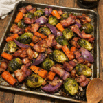 How to make Savory Bacon and Veggie Sheet Pan Delight — key cooking step