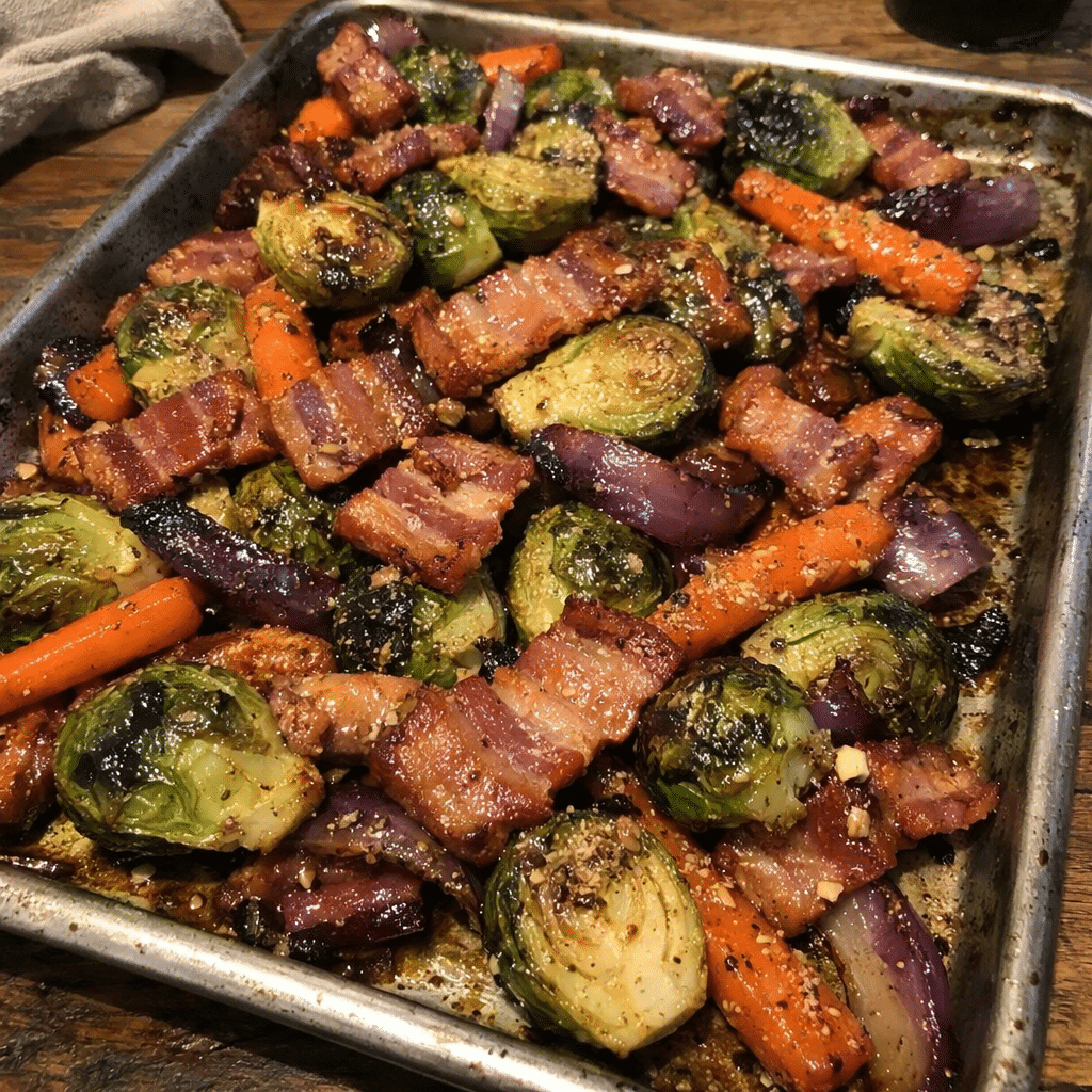 Savory Bacon and Veggie Sheet Pan Delight — restaurant-quality recipe photo