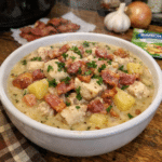 How to make Savory Slow Cooker Bacon Ranch Chicken Stew — key cooking step