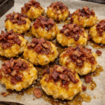 How to make Spicy Maple Bacon Cheese Bites — key cooking step