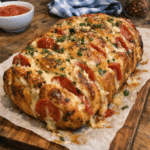 How to make Triple Cheese Pepperoni Pull-Apart Pizza Bread — key cooking step
