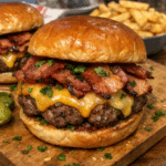 How to make Ultimate Bacon Cheeseburger Delight — key cooking step