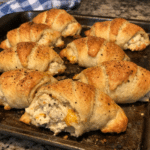 How to make Crispy Cheesy Chicken Crescent Bites — key cooking step