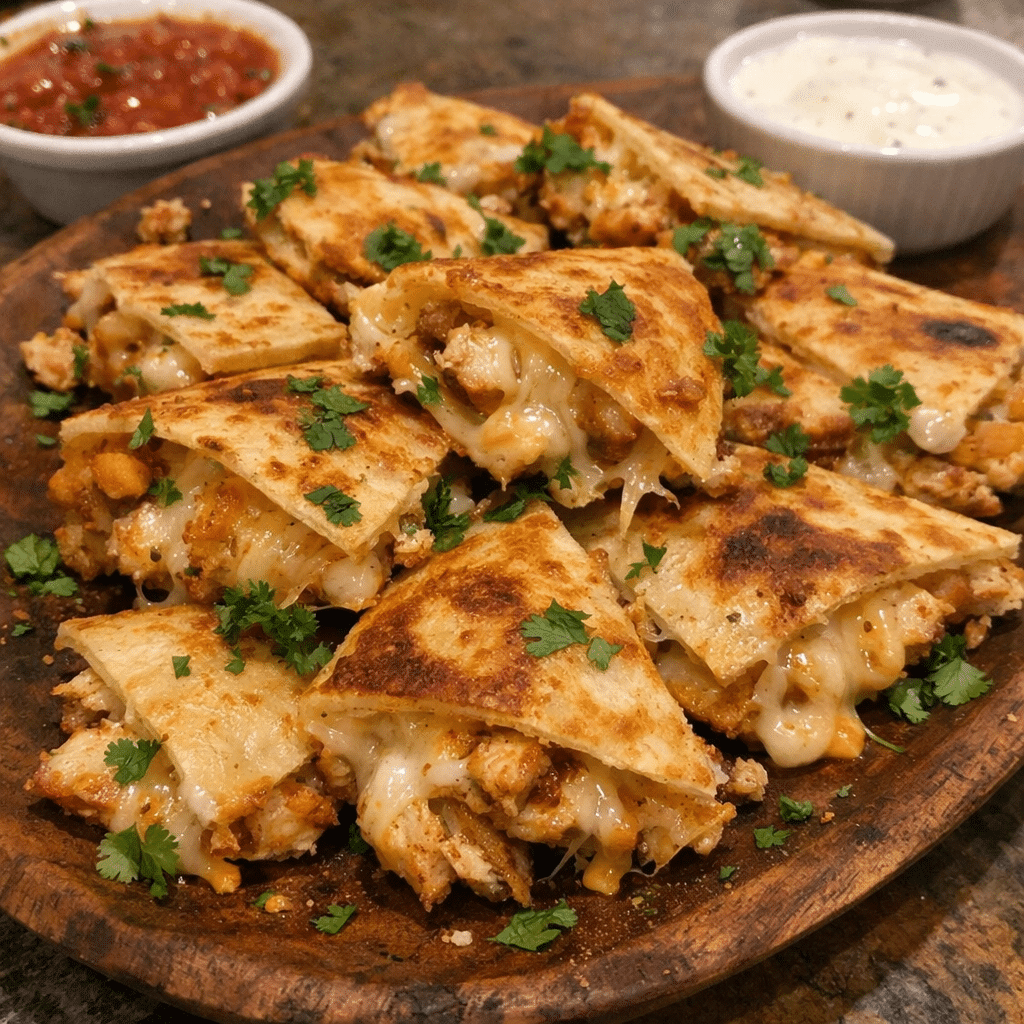 Gooey Cheesy Chicken Quesadilla Bites — restaurant-quality recipe photo