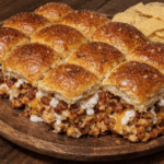 How to make Loaded Chicken Bacon Ranch Sliders — key cooking step