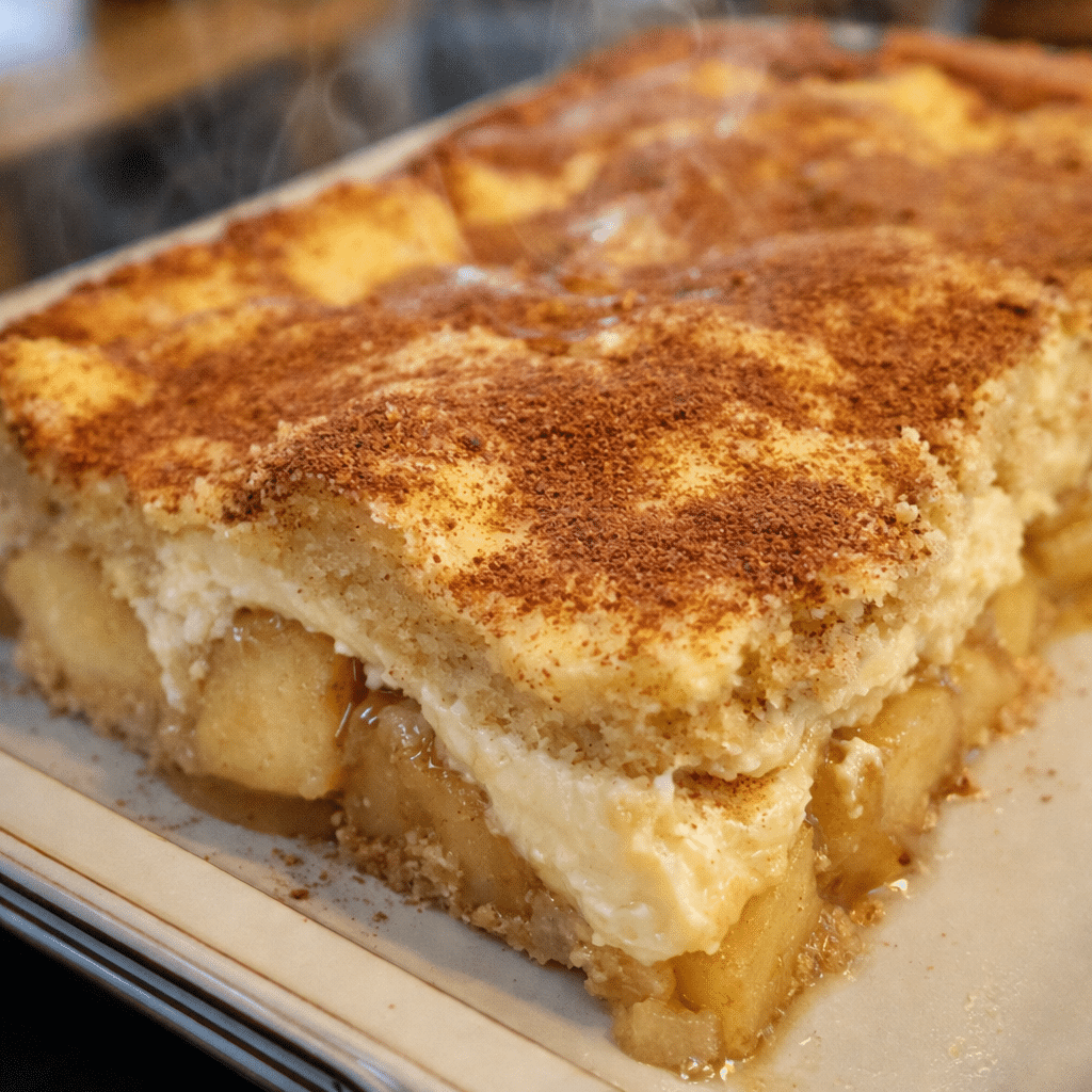 Warm Gooey Cinnamon Cream Cheese Dump Cake — restaurant-quality recipe photo